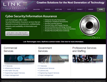 Tablet Screenshot of linktechconsulting.com